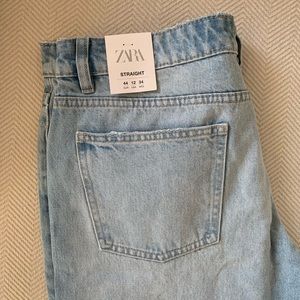 Zara straight jeans. New with tags.